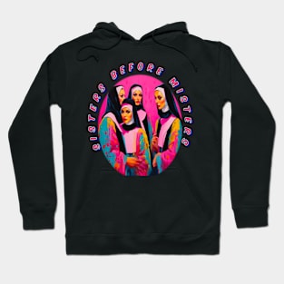 Sisters before misters, cool galentines girls,galantines, Hoodie